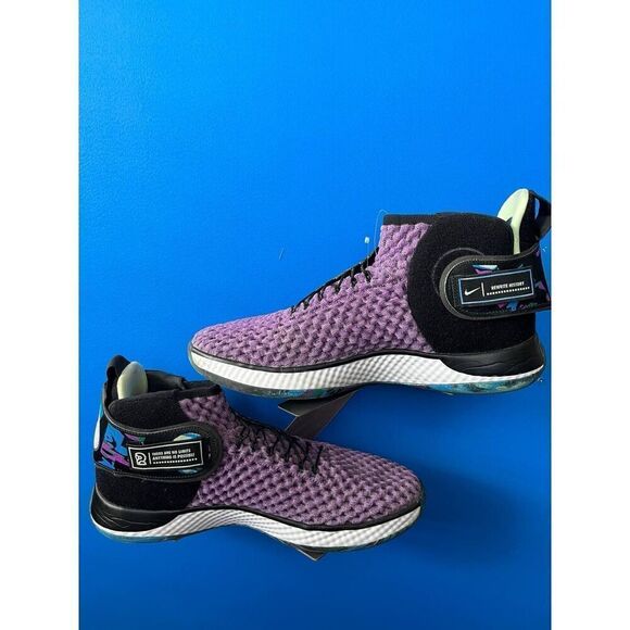 Nike Air Zoom UNVRS Flyease Basketball Shoe Mens Size 12 Purple/White CQ6422-500 - Picture 1 of 6